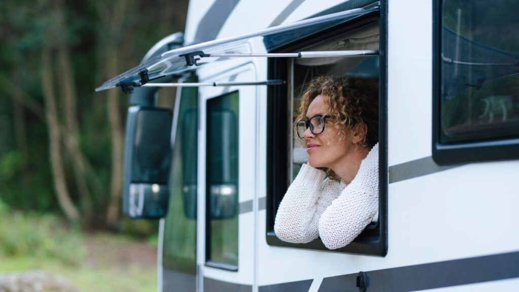 RV parked at Cherry Creek State Park where mobile repair is available